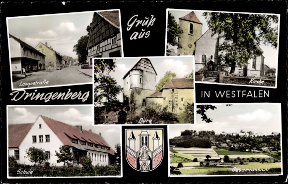Ansichtskarte / Postkarte Dringenberg Bad Driburg im Kreis Höxter ...