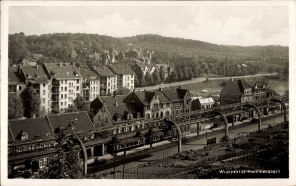 Hammerstein Vohwinkel Wuppertal in North Rhine-Westphalia, suspension railway