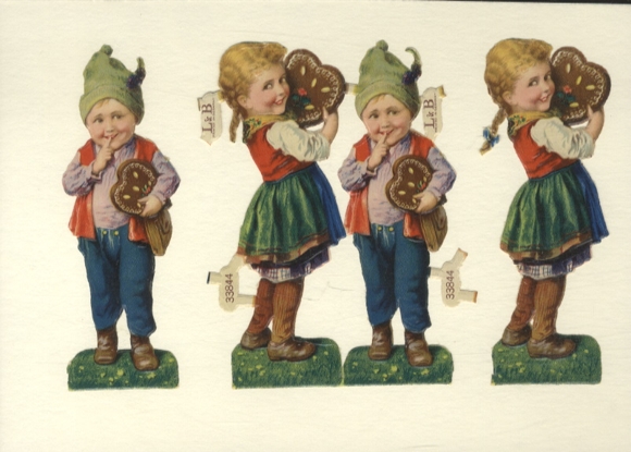 Wafers block of 2 and 2 single wafers, L&B 33844, size approx. 11 x 8 cm and 11 x 4 cm