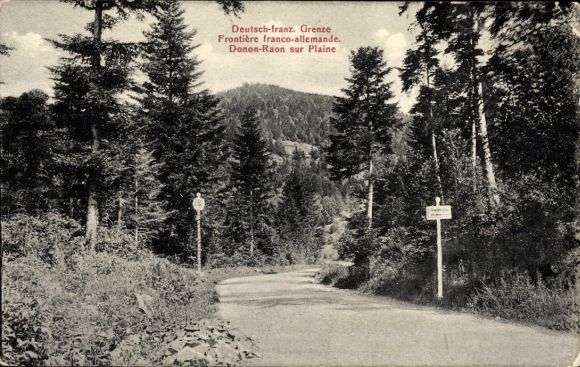 German-French border, Donon-Raon-sur-Plaine
