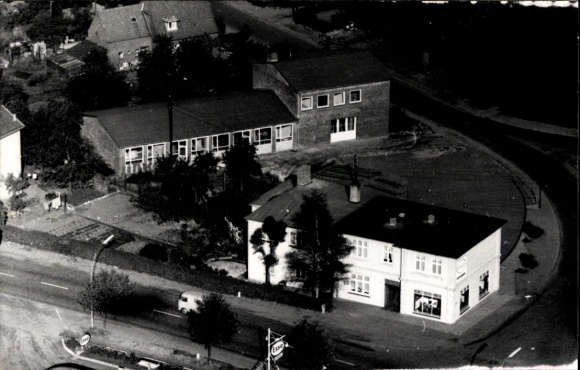 Postcard Germany unknown, local section, aerial photograph