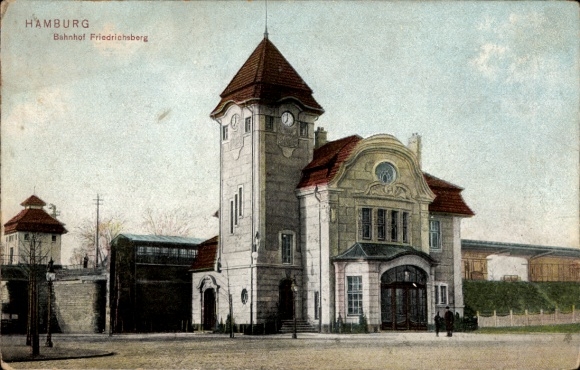 PC Hamburg Nord Dulsberg, Friedrichsberg train station