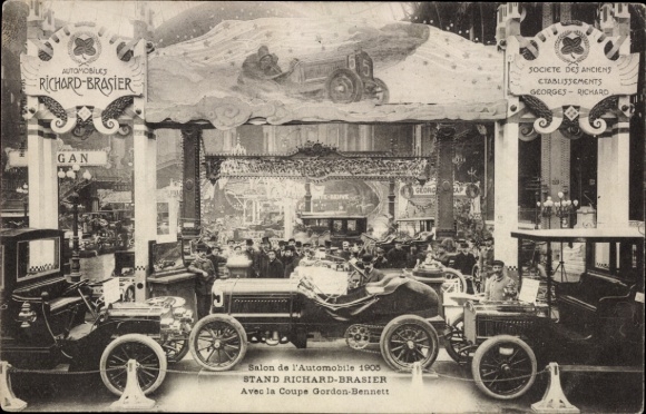 PC Paris, Salon de l'Automobile 1905, booth Richard-Brasier