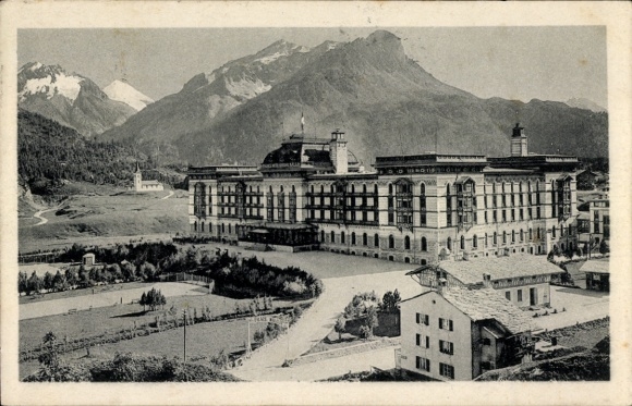 Postcard Maloja Canton of Graubünden, Palace Hotel