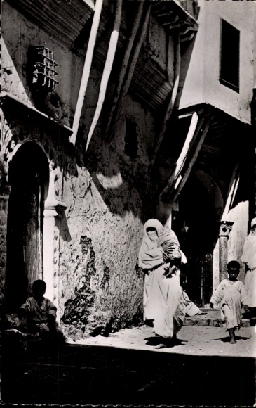 CPA Alger Alger Algérie, Une rue arabe