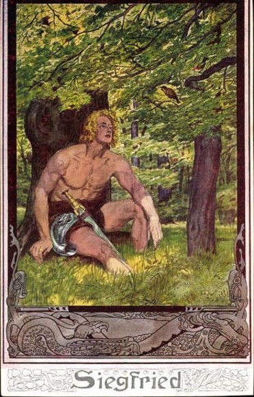 6 artists' PCs in an envelope by Franz Stassen, Wagner Operas, Collection of Modern Masters