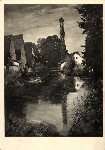 Artist Postcard Vaeitl, Otto, Swabian Mill, HDK 618