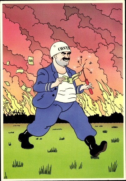 Artist Postcard Driessen, Frenk, Nicaragua must survive