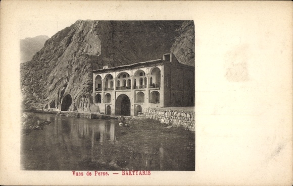 Postcard Baktyaris, Taqwasan Iran, rocks
