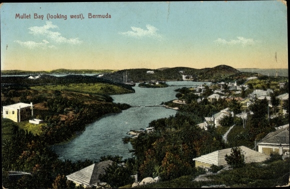 Postcard Bermuda, Mullet Bay