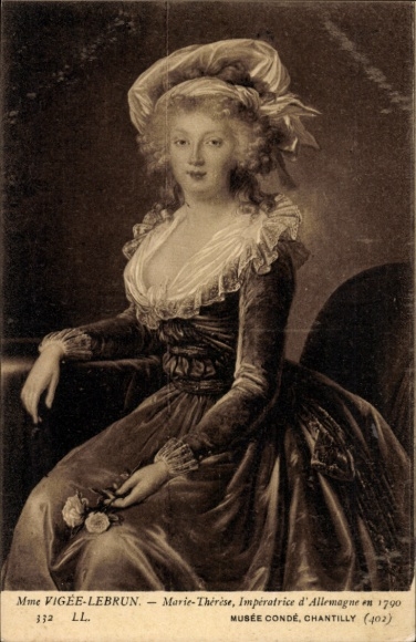 Artist Postcard Vigee-Lebrun, Marie-Theresia of Austria