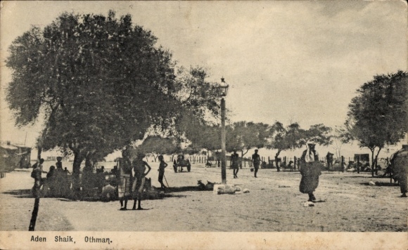 Postcard Aden Yemen, Shaik