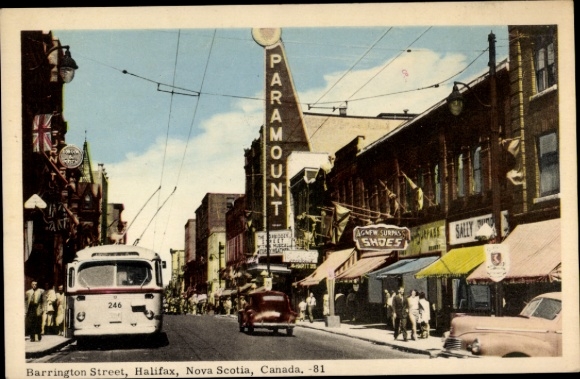 PC Halifax Nova Scotia Canada, Barrington Street, Paramount