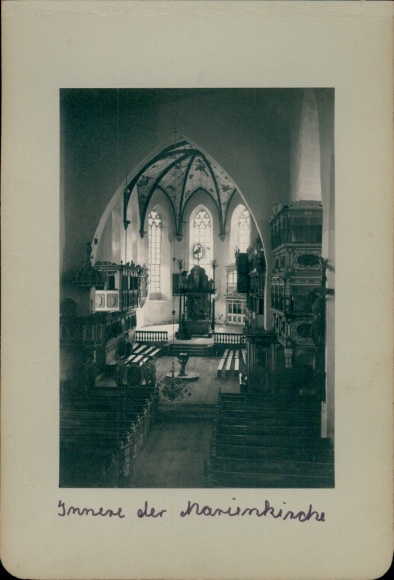 Photo of Weida in Thuringia, St. Mary's Church, interior view