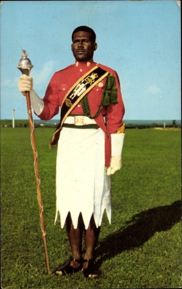 Ac Fiji Fidschi, Drum Major, Sgt. Epeli Royawa, Fiji Military Forces