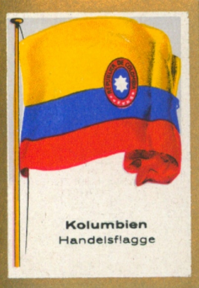 Collector's picture Ulmenried flag pictures No. 322, Colombia, trade flag