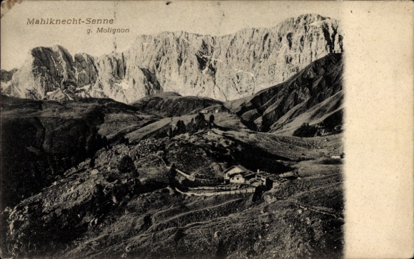 South Tyrol, Mahlknecht-Senne, Molignon, mountain hut