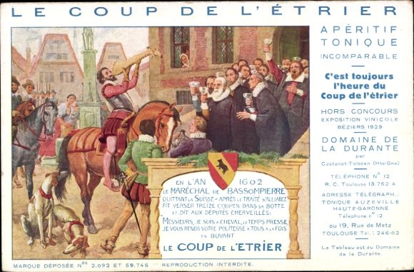 Artist PC Le Coup de l'Étrier, Apéritif tonique, Castanet