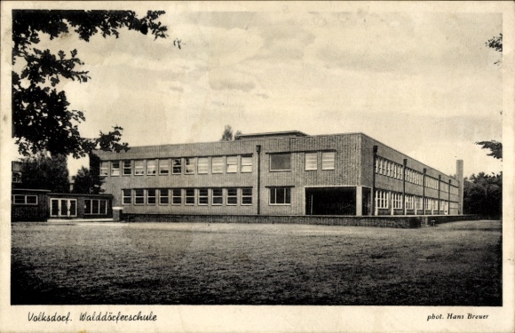 Postcard Hamburg Wandsbek Volksdorf, Walddörferschule