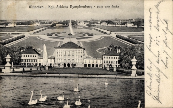 Nymphenburg Palace, Munich, Bavaria, Royal Palace Nymphenburg, Park