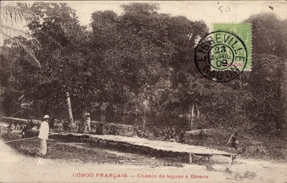 Republic of Congo, Lagoon Road to Ekrana