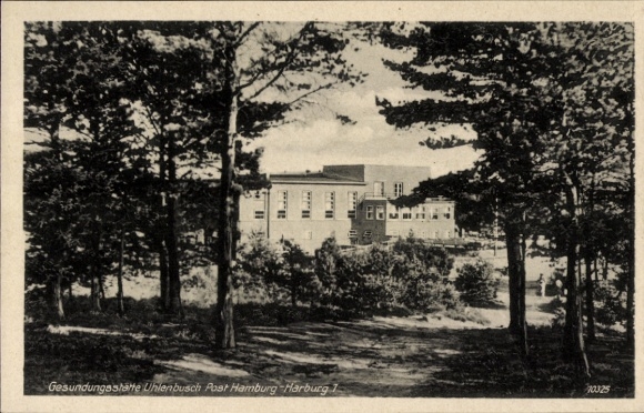 Postcard Hamburg Harburg Wilhelmsburg, Uhlenbusch Recovery Center