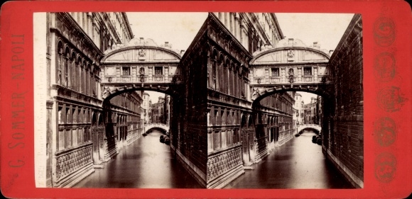 Stereo Photo Venezia Venice Veneto, Ponte dei Sospiri