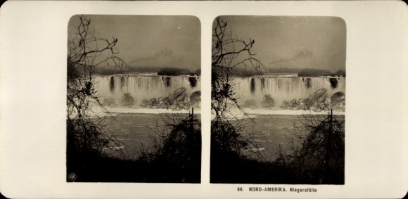 Stereo photo of Niagara Falls, New York, USA, overall view