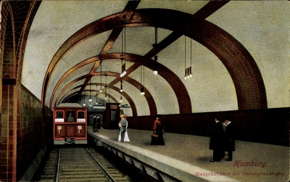 Hamburg Airport, underground station, main station