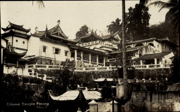 Postcard Penang Malaysia, Chinese Temple