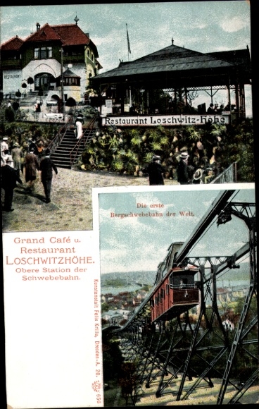 Dresden Loschwitz Airport, Loschwitzhöhe Restaurant, Suspension Railway