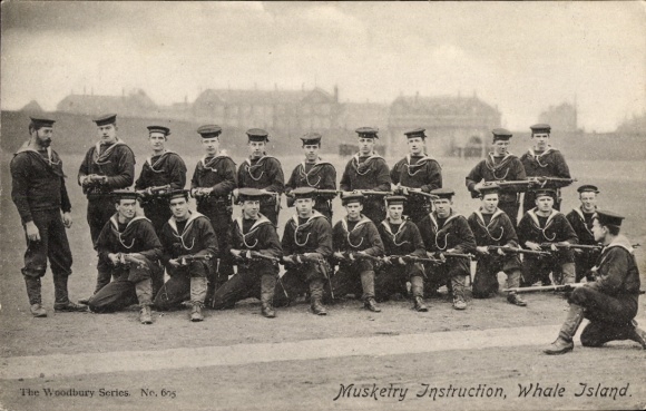 The Woodbury Series, rifle training, Whale Island