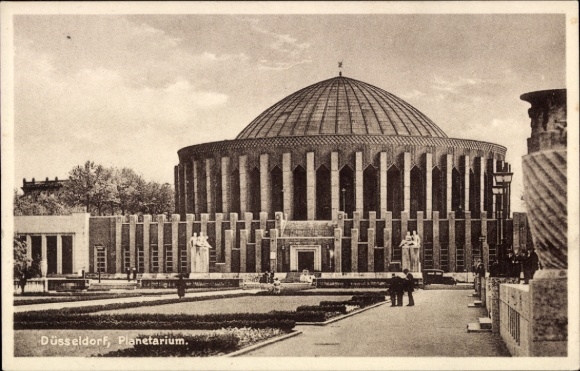 Postcard Düsseldorf am Rhein, Planetarium