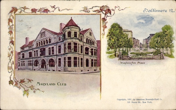 PC Baltimore Maryland USA, Maryland Club, Washington Place