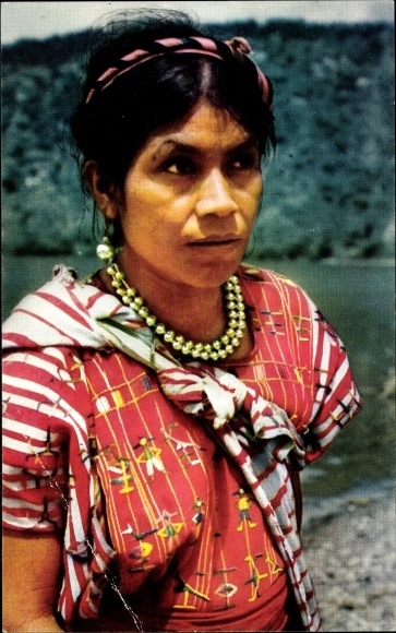 Postcard Santa Catarina Guatemala, Indian Woman