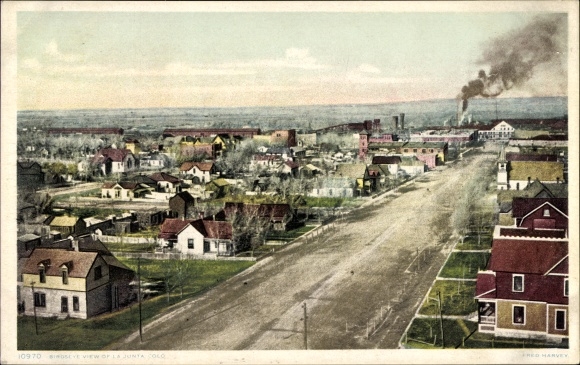 Postcard La Junta Colorado United States, Panorama