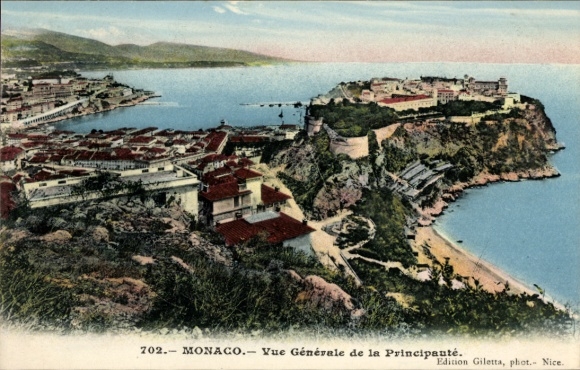 Picture Monaco, general view, coastal landscape, city view