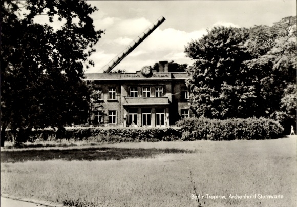Postcard Berlin Treptow, Archenhold Observatory