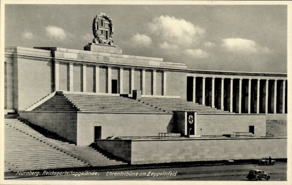 Nuremberg, Nazi Party Rally Grounds, Grandstand at the Zeppelin Field