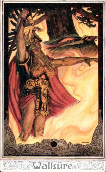 6 artists' PCs in an envelope by Franz Stassen, Wagner Operas, Collection of Modern Masters