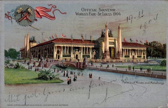 PC Saint Louis Missouri USA, World's Fair, Palace of Mines and Metallurgy