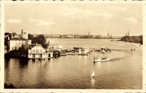 Postcard Hamburg Nord Uhlenhorst, Uhlenhorster Fährhaus