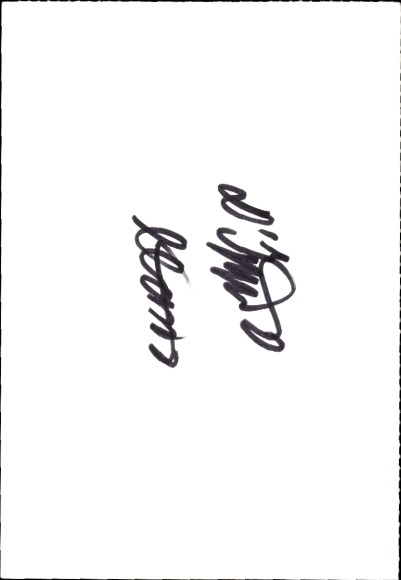 Autograph of FC 08 Homburg football player