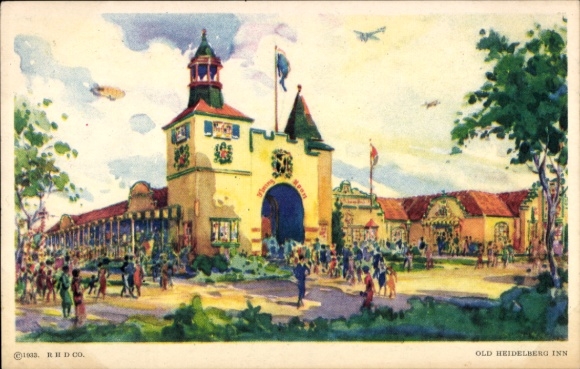 PC Chicago, Illinois, USA, Century of Progress, Old Heidelberg Inn