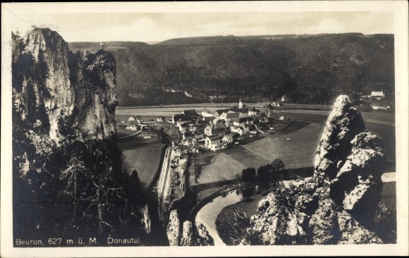 Ansichtskarte / Postkarte Beuron an der Donau Württemberg, Blick ins ...