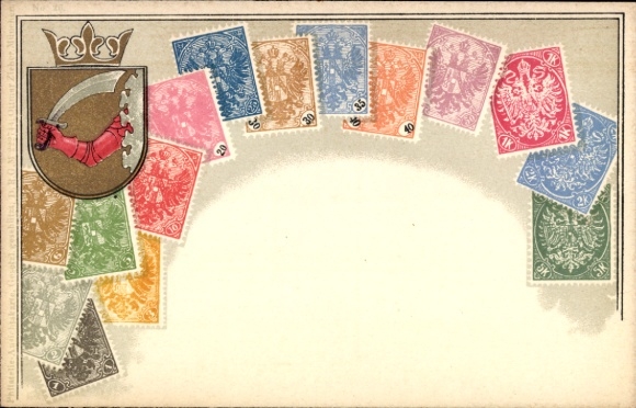 Postage stamps of Bosnia and Herzegovina, coat of arms