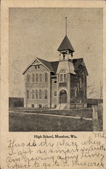 PC Montfort Wisconsin USA, High School