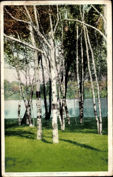 Postcard Saint Paul Minnesota USA, Lake Como Park