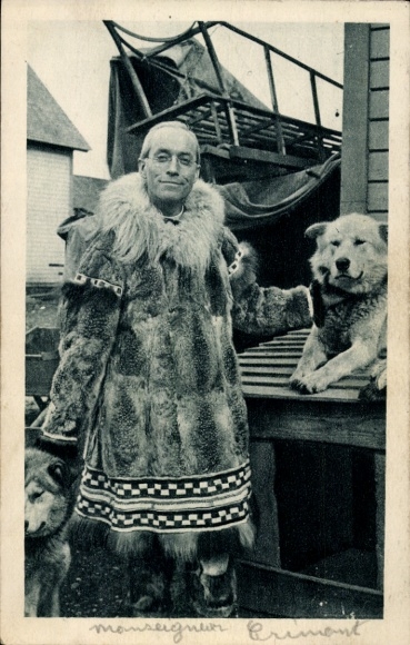 Postcard Monseigneur Crimont, Bishop of Alaska