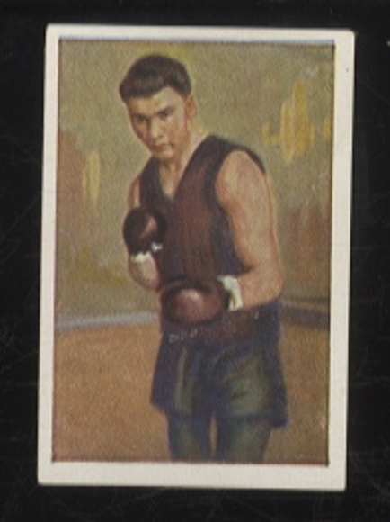 Salem Cigarettes Dresden collectible card, German Boxing Champion, Max Schmeling, approx. 6 x 4 cm